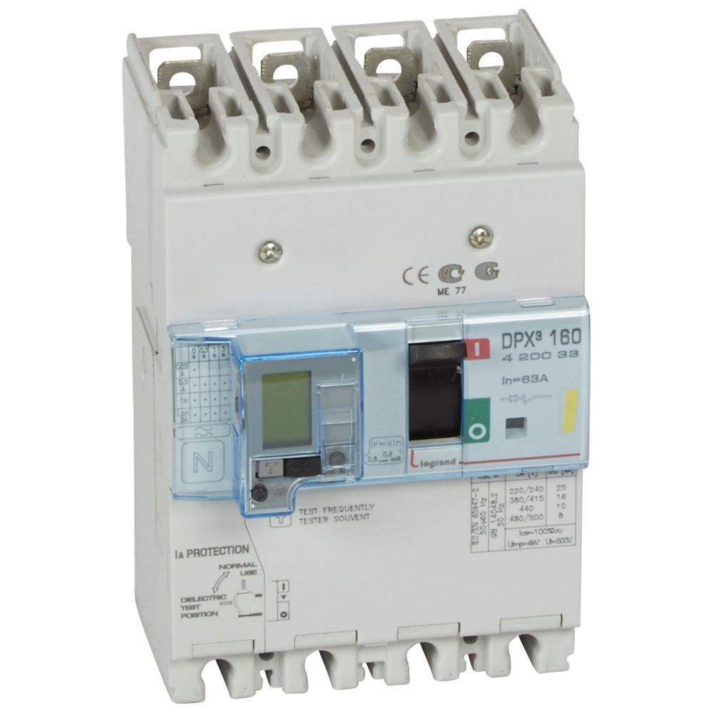 Interruptor caja moldeada 4x40A 16kA DPX3 420033 Legrand — Legrand