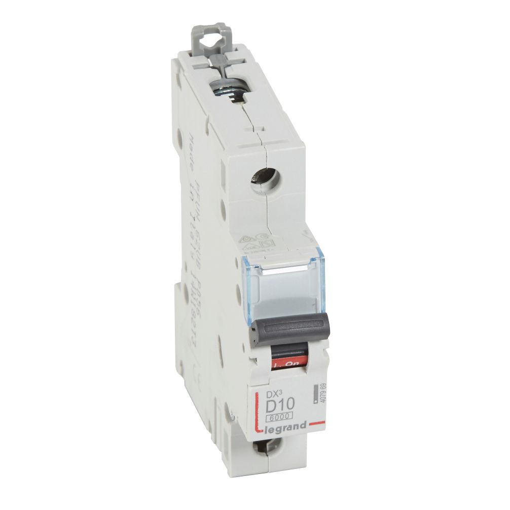 Interruptor automático 1P 10kA curva D DX3 407969 Legrand — Legrand