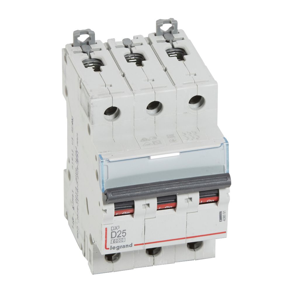 Interruptor automático 3P curva D 408091 Legrand — Legrand