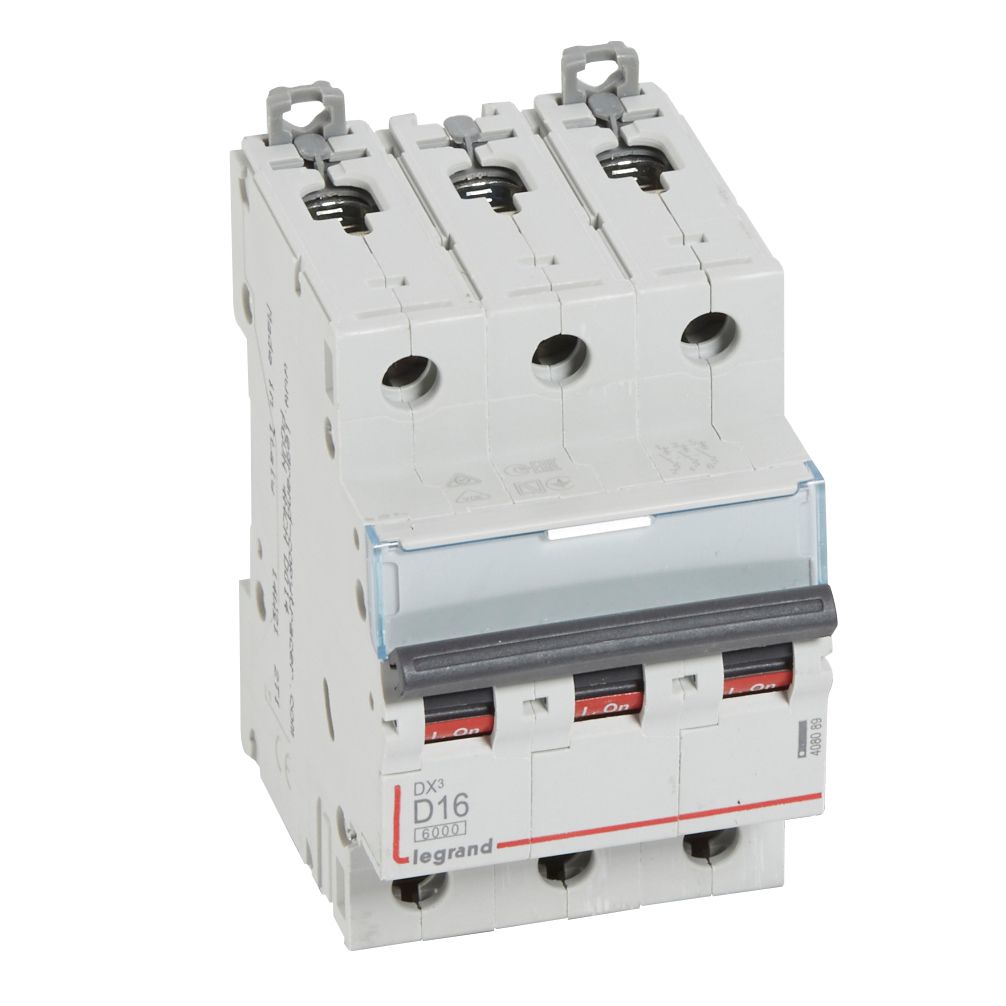 Interruptor automático 3P 10kA curva D DX3 408089 Legrand — Legrand