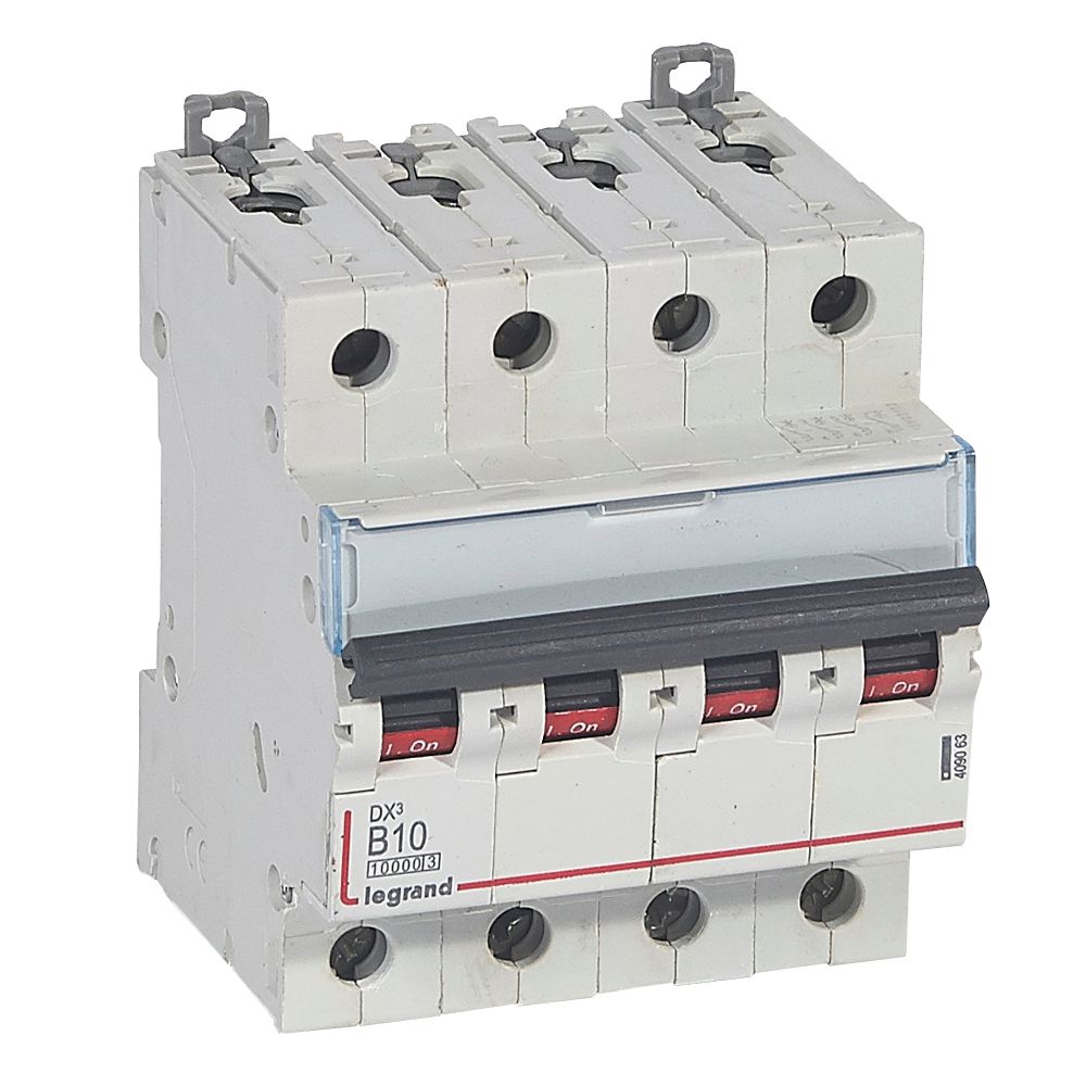 Interruptor automático 4P 16kA curva B DX3 409063 Legrand — Legrand