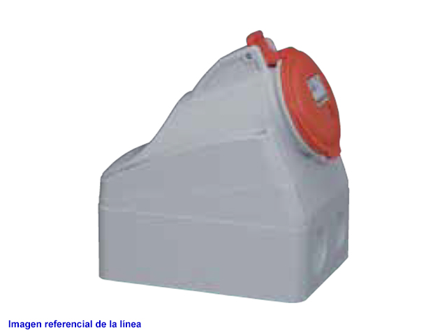 Enchufe Industrial P17 Sobrepuesta 2P+T 16A/380V. 555157 — Legrand — Legrand