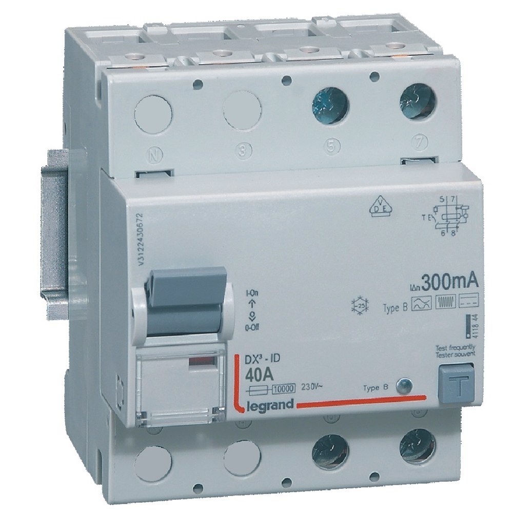 Diferencial DX3 2/40/300 B 411844 — Legrand — Legrand