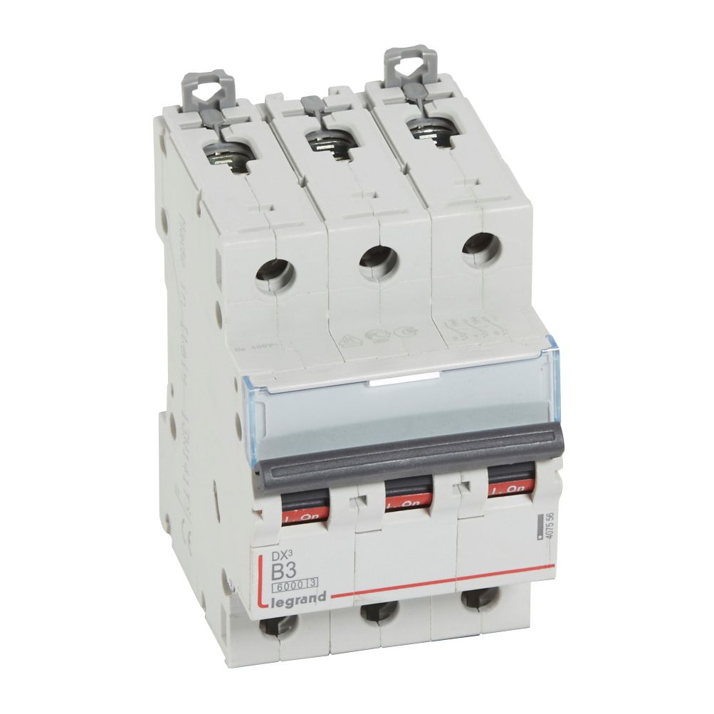 Interruptor automático 3P 10kA curva B DX3 407556 Legrand — Legrand