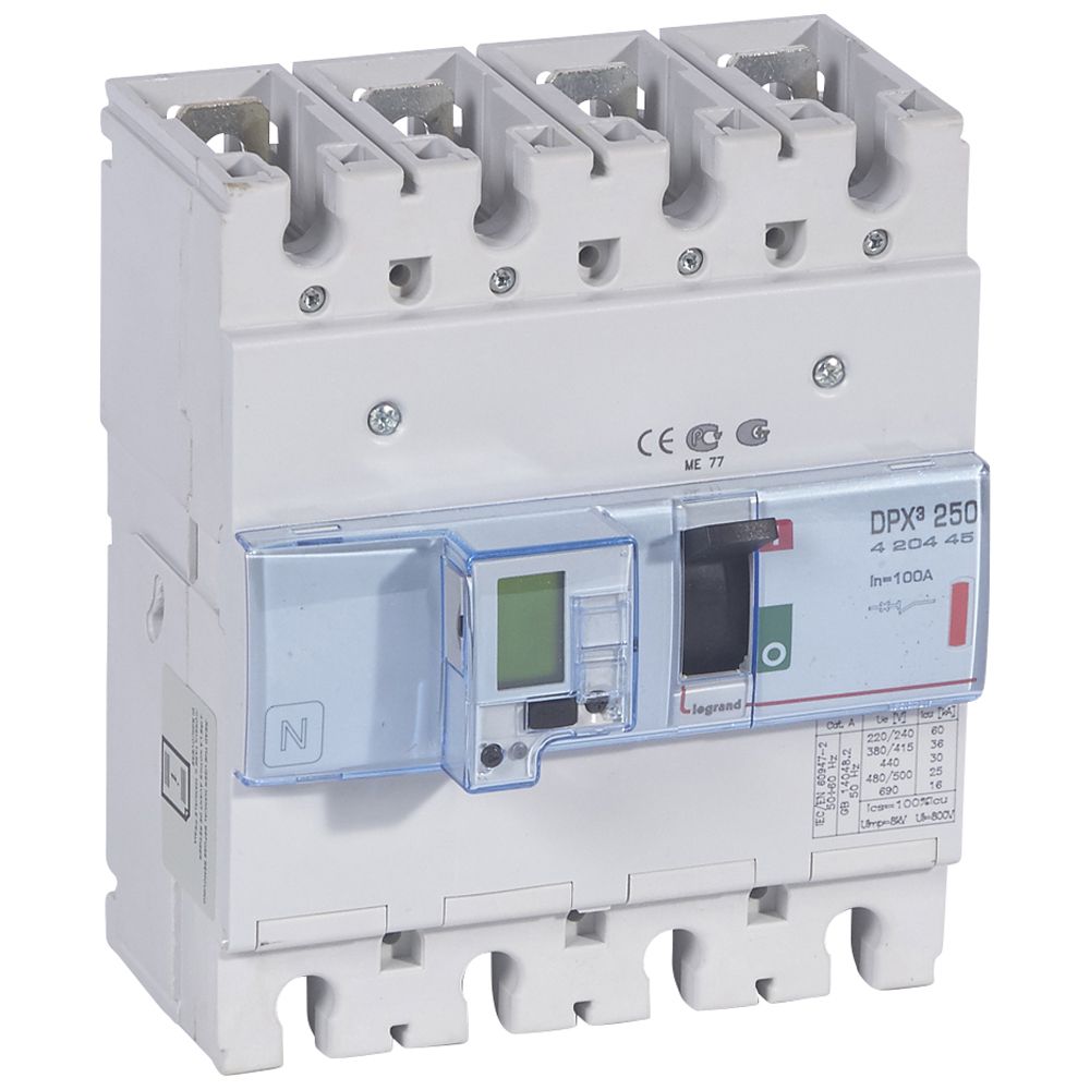 Interruptor caja moldeada 4x100A 36kA 420445 Legrand — Legrand
