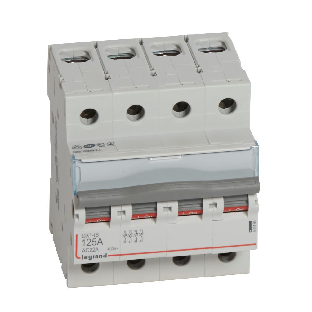 Interruptor Seccionador Tetrapolar 406490 — Legrand — Legrand