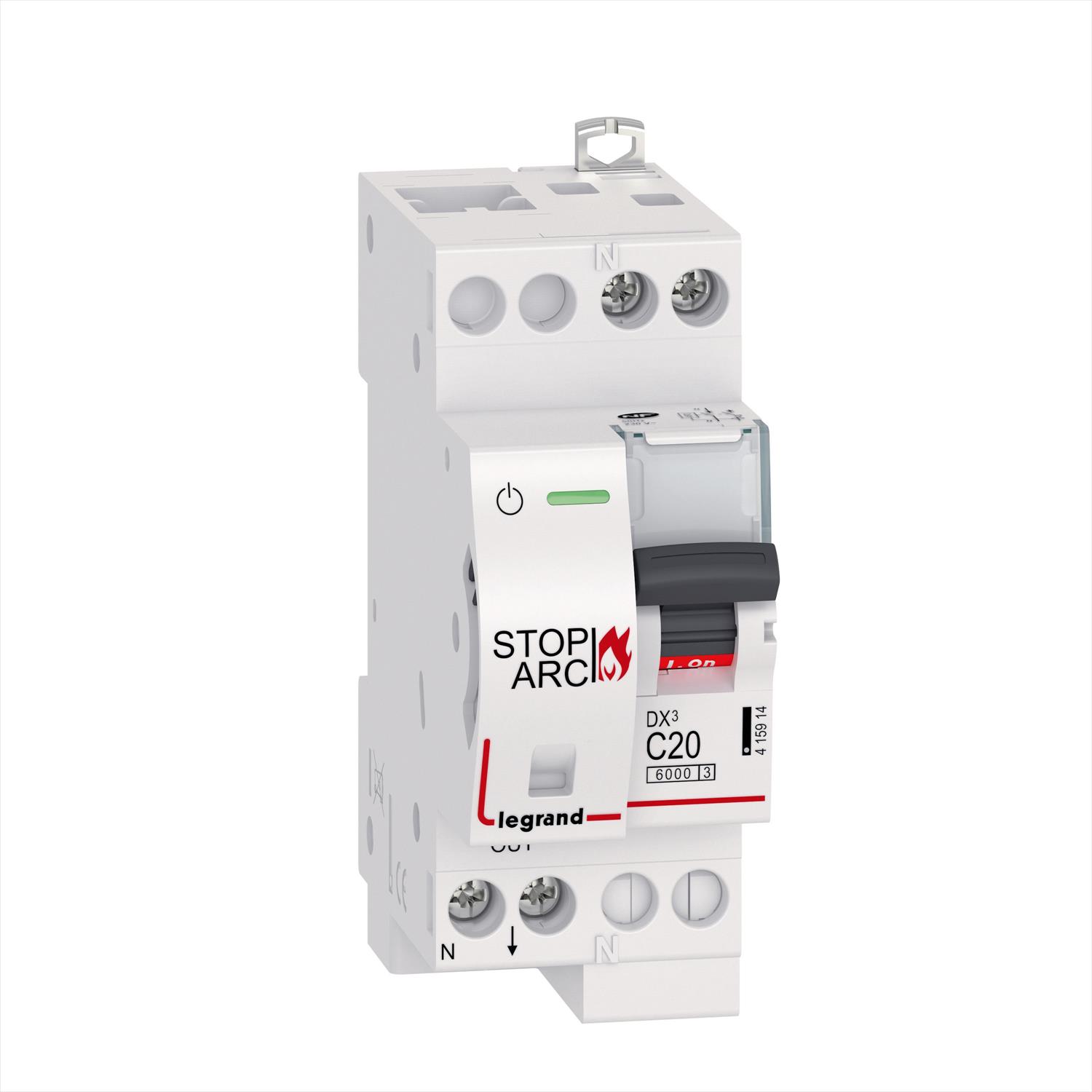 Interruptor Unipolar Stop Arc 20A/6kA 415914 — Legrand — Legrand