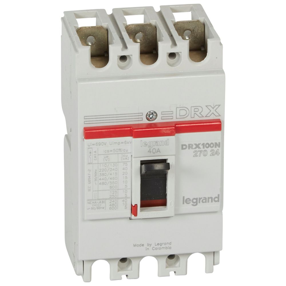 Interruptor caja moldeada 40A 415V 27024 Legrand — Legrand