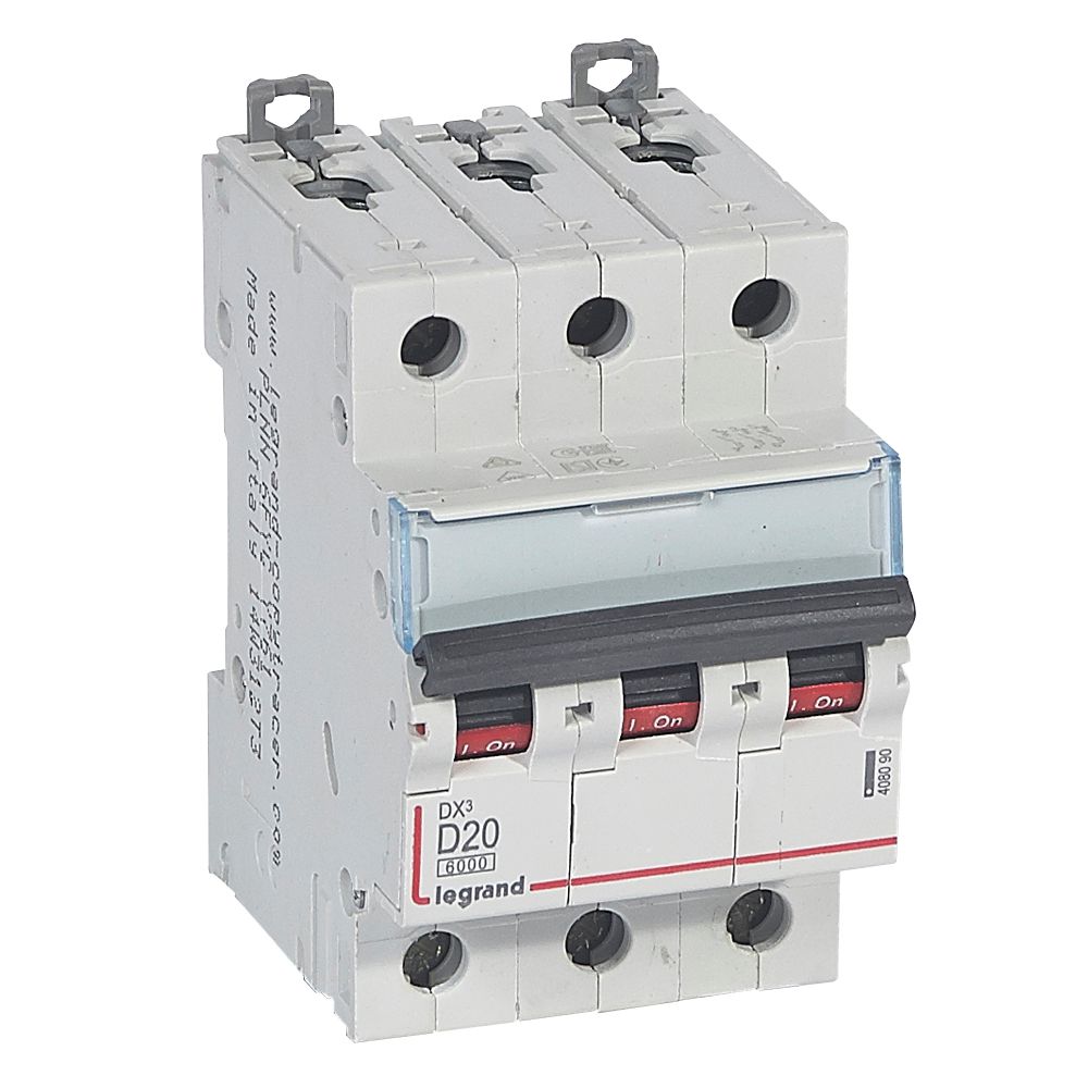 Interruptor automático 3P 10kA curva D DX3 408090 Legrand — Legrand