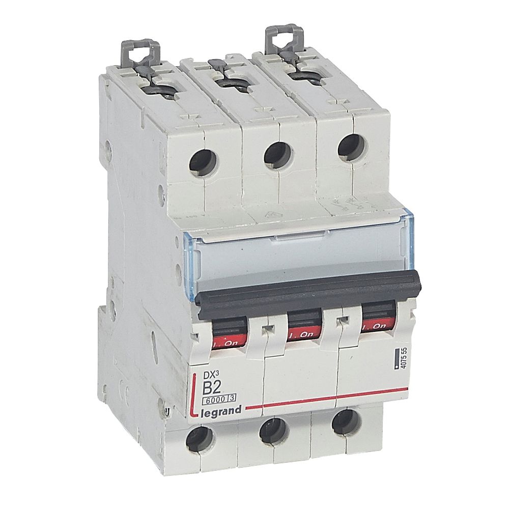 Interruptor automático 3P 10kA curva B DX3 407555 Legrand — Legrand