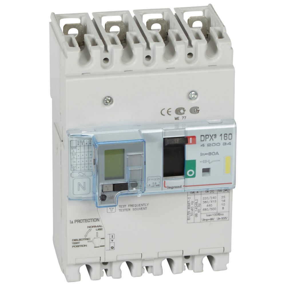 Interruptor automático 4x80A 16kA 420034 Legrand — Legrand