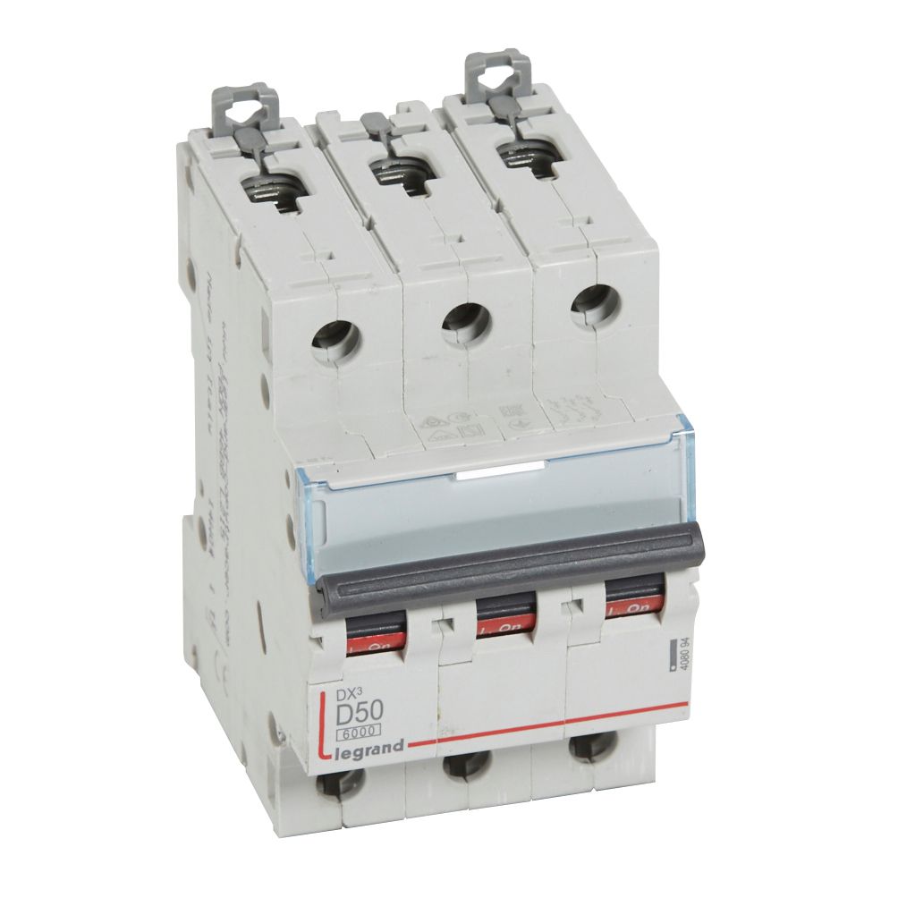 Interruptor automático 3P 10kA curva D DX3 408094 Legrand — Legrand