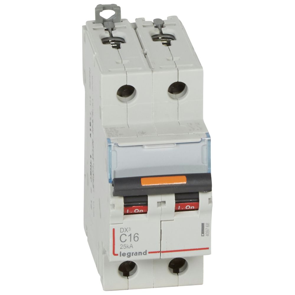 Interruptor automático 2P 25kA curva C DX3 409768 Legrand — Legrand