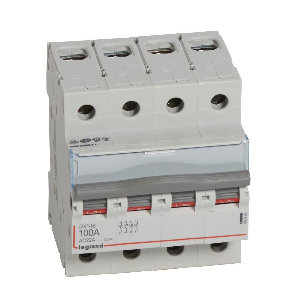 Interruptor Seccionador Tetrapolar 406489 — Legrand — Legrand