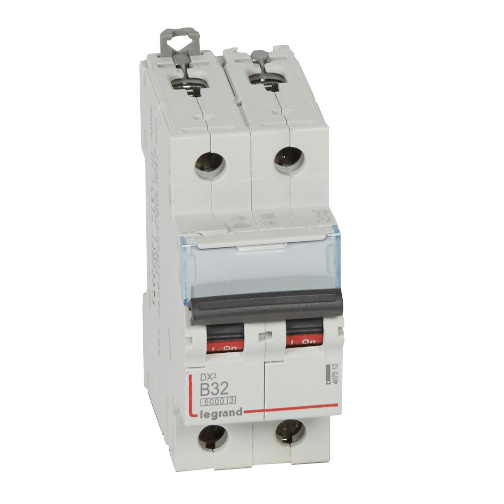 Interruptor automático 2P 10kA curva B DX3 407512 Legrand — Legrand
