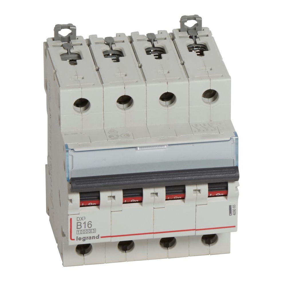 Interruptor automático 4P 16kA curva B DX3 409065 Legrand — Legrand