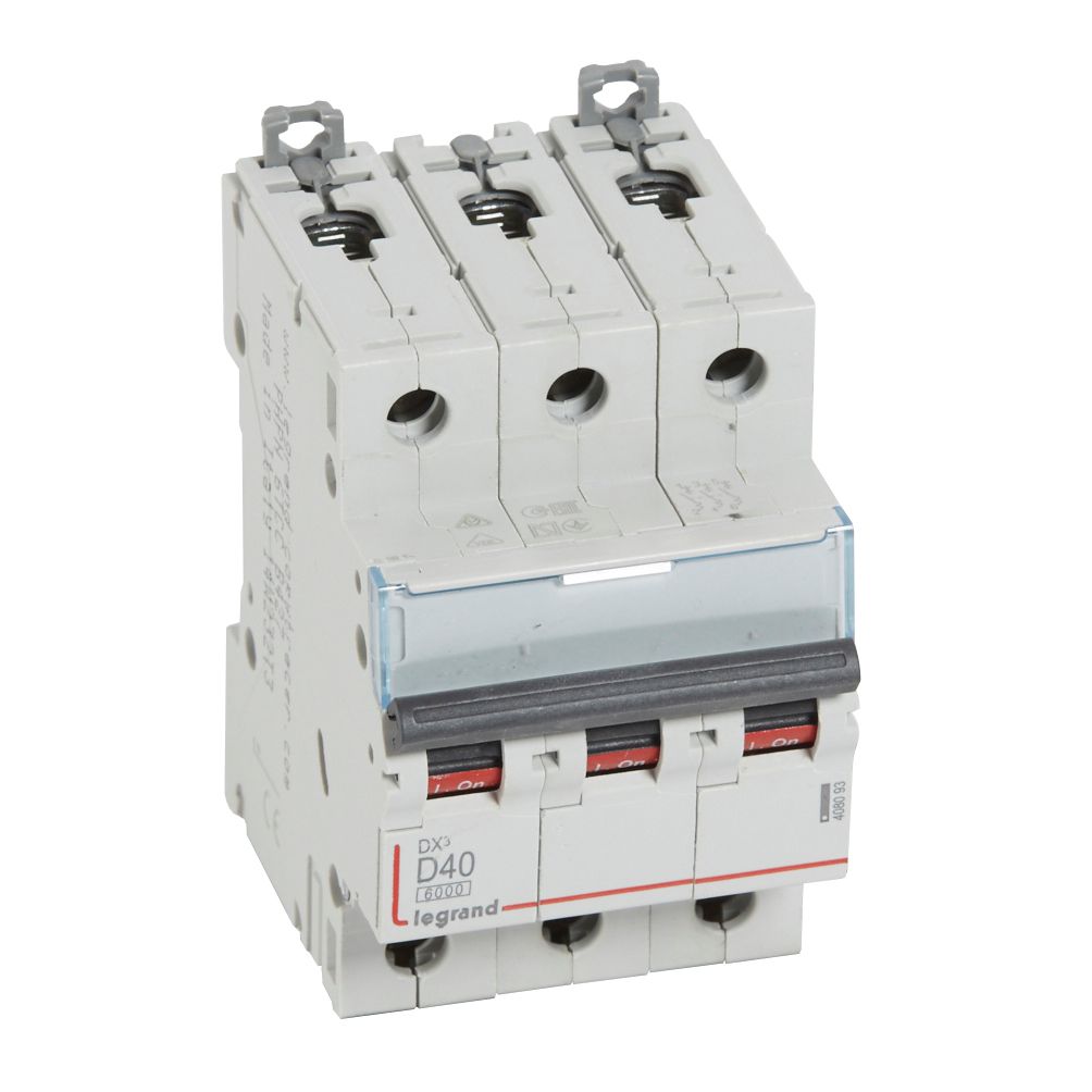 Interruptor automático 3P 10kA curva D DX3 408093 Legrand — Legrand
