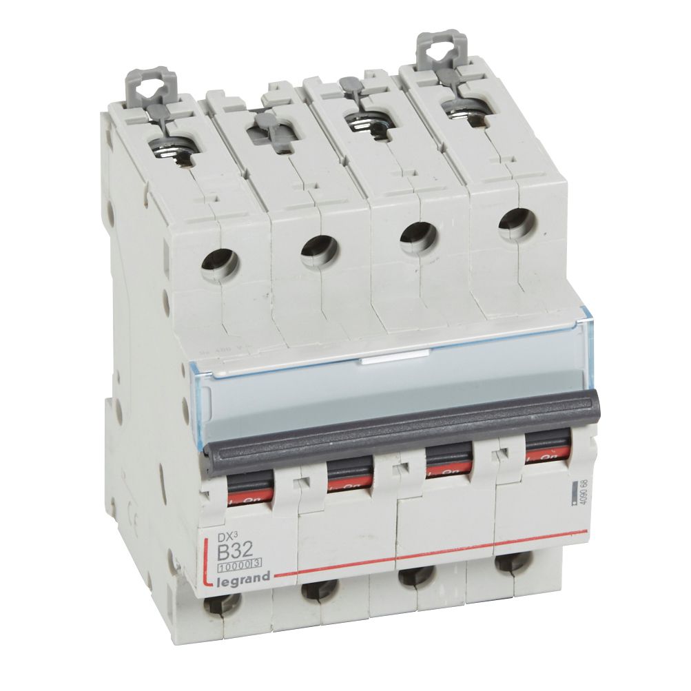 Interruptor automático 4P 16kA curva B DX3 409068 Legrand — Legrand