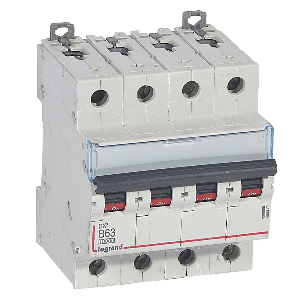 Interruptor automático 4P 16kA curva B DX3 409071 Legrand — Legrand