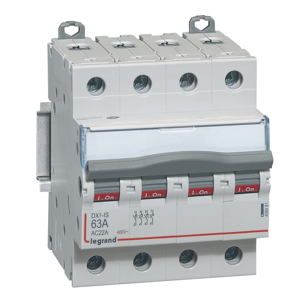 Interruptor Seccionador Tetrapolar 406481 — Legrand — Legrand