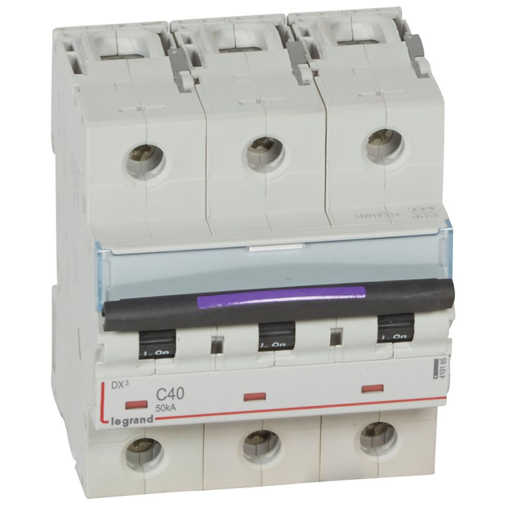 Interruptor automático 3P 50kA curva C DX3 410165 Legrand — Legrand