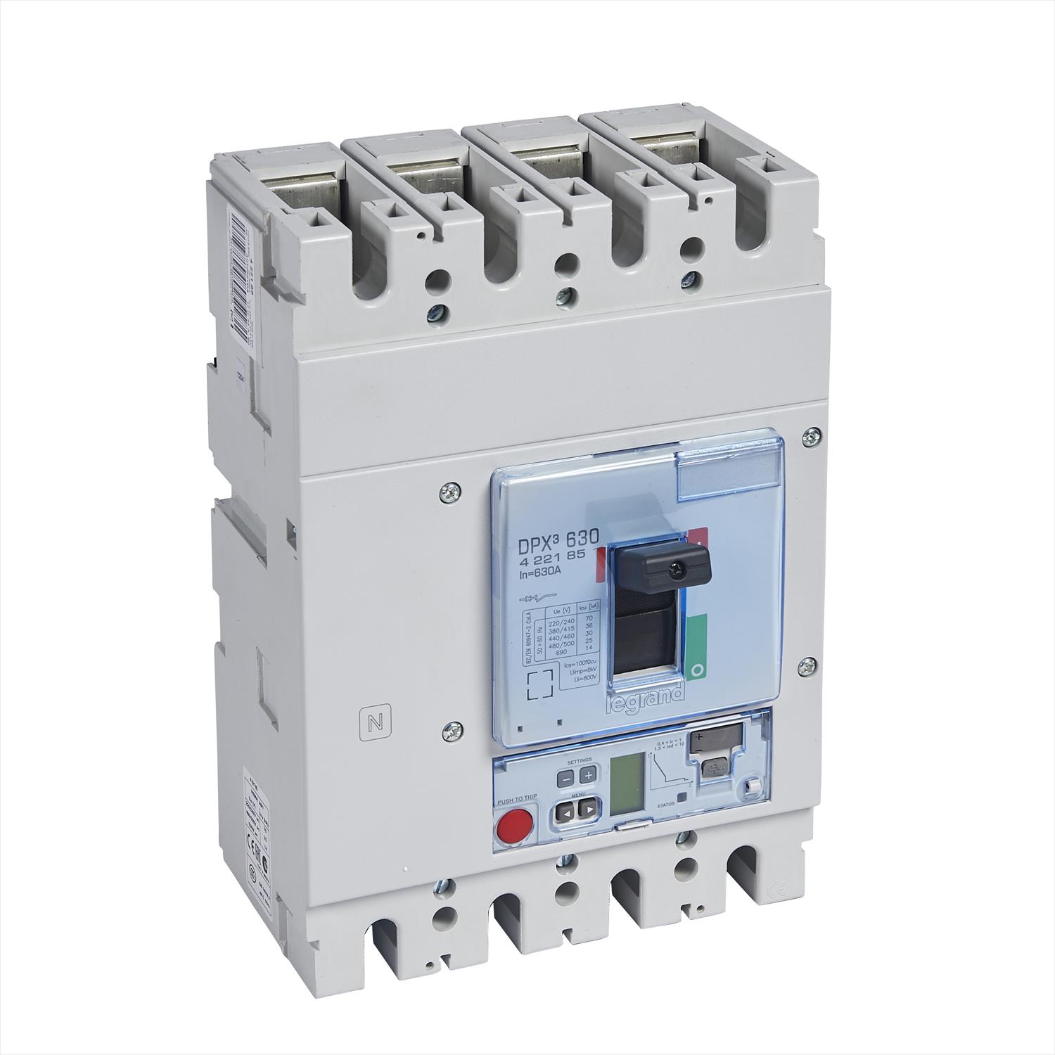 Interruptor caja moldeada 4x630A 36kA DPX3 422185 Legrand — Legrand