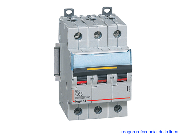 Interruptor automático 3P 16kA curva C DX3 409250 Legrand — Legrand