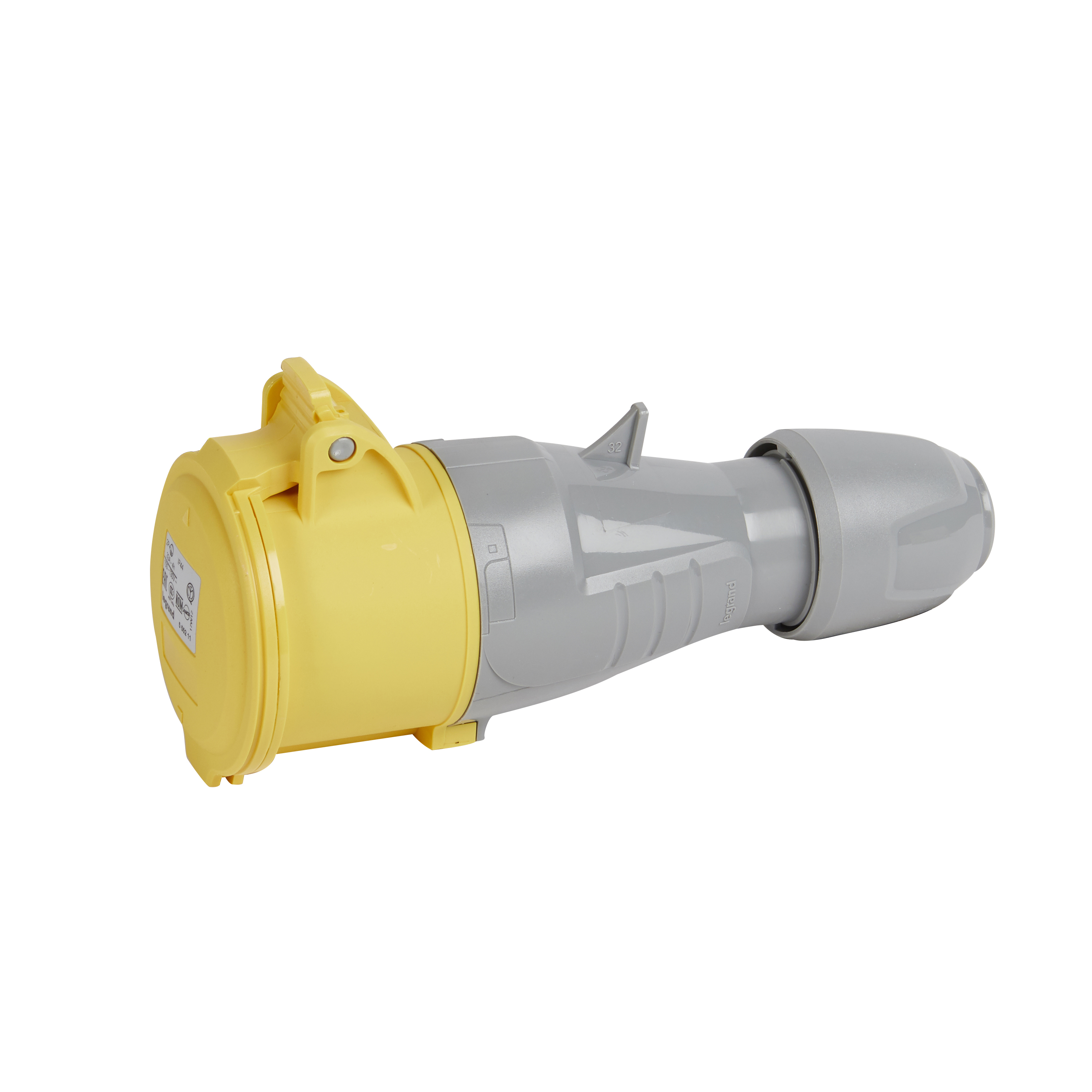 Enchufe Industrial P17 2P+T 32A/110V. 555211 — Legrand — Legrand