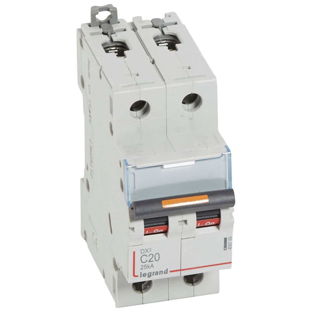 Interruptor automático 2P 25kA curva C DX3 409769 Legrand — Legrand