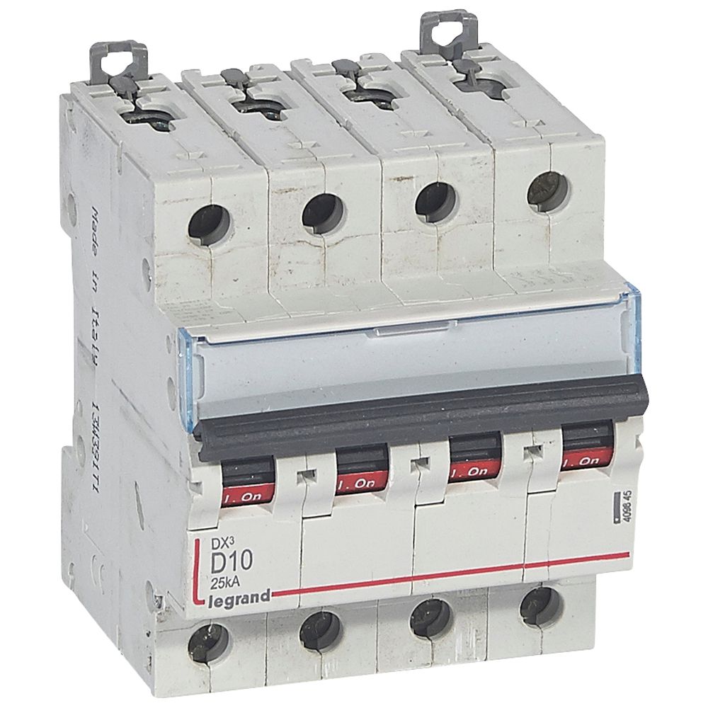 Interruptor automático 4P 25kA curva D DX3 409845 Legrand — Legrand