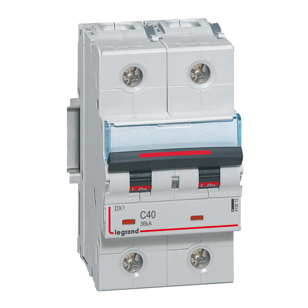 Interruptor automático 2P 36kA curva C DX3 410012 Legrand — Legrand