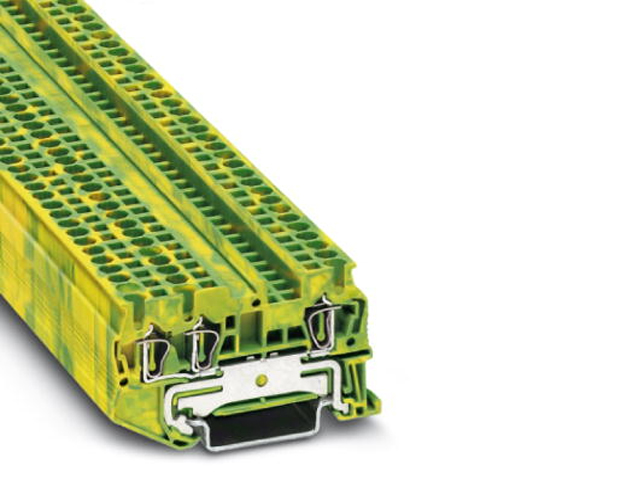 Borne de Tierra para Carril - St 2,5-TWIN-PE 3031267 — Phoenix Contact — Phoenix Contact