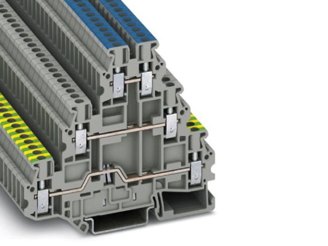 Borne de Tierra para Carril - Ut 2,5-PE/L/N 3214291 — Phoenix Contact — Phoenix Contact