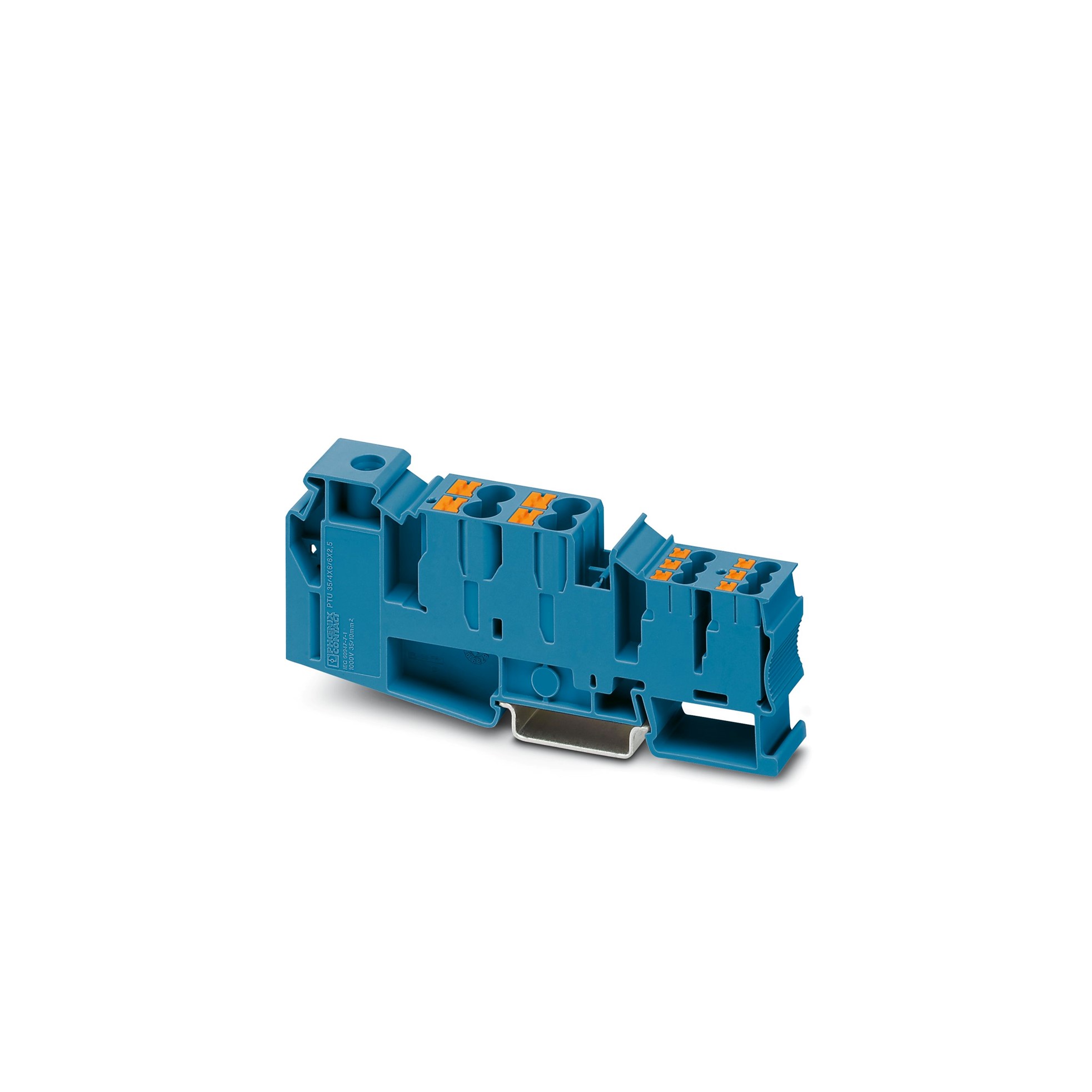 Borne Colectivo de Potencial Ptu 35/4x6/6x2,5 Bu 3214081 — Phoenix Contact — Phoenix Contact