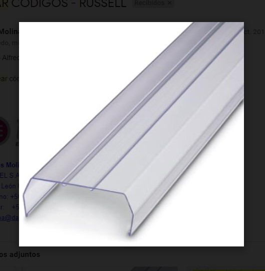 Cobertor Transparente Para/bornes 1MT/LARGO PVC Sin/soportes 3034361 — Phoenix Contact — Phoenix Contact