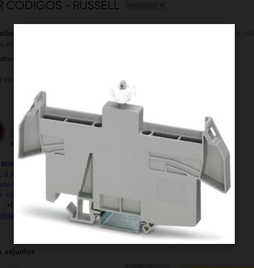 Soporte Para/cobertor/de Bornes/ap Para/riel/din 3034374 — Phoenix Contact — Phoenix Contact