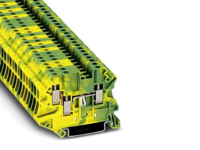Borne de Tierra para Carril - Ut 2,5-TWIN-PE 3044539 — Phoenix Contact — Phoenix Contact