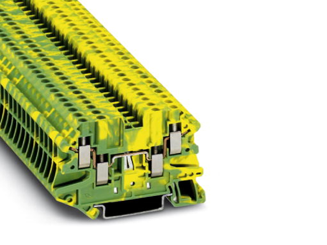 Borne de Tierra para Carril - Ut 2.5-QUATTRO-PE 3044568 — Phoenix Contact — Phoenix Contact