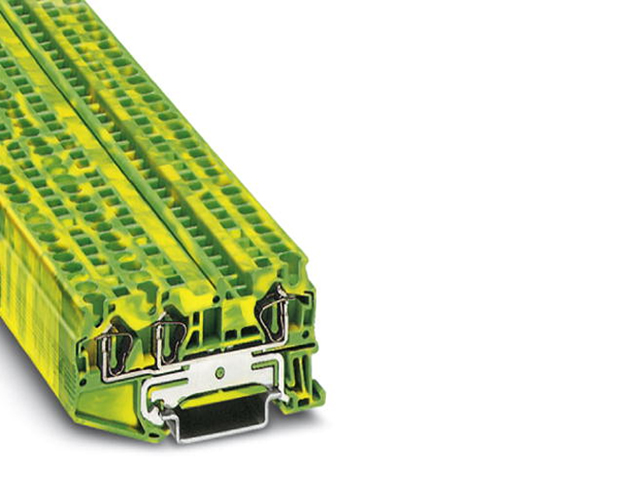 Borne de Tierra para Carril - St 4-TWIN-PE 3031416 — Phoenix Contact — Phoenix Contact
