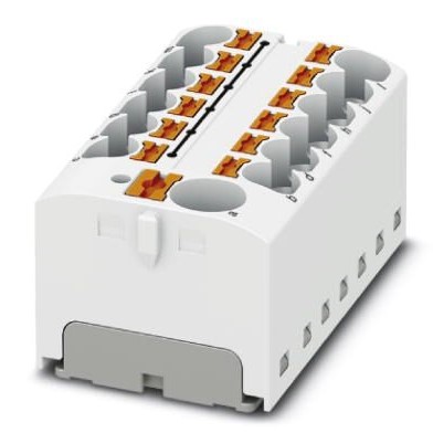 Repartidor Horizontal Con/adhesivo 13/CONEXIONES 32A/4mm² 46x22x28mm Blanco Conexion/push-in 3274022 — Phoenix Contact — Phoenix Contact