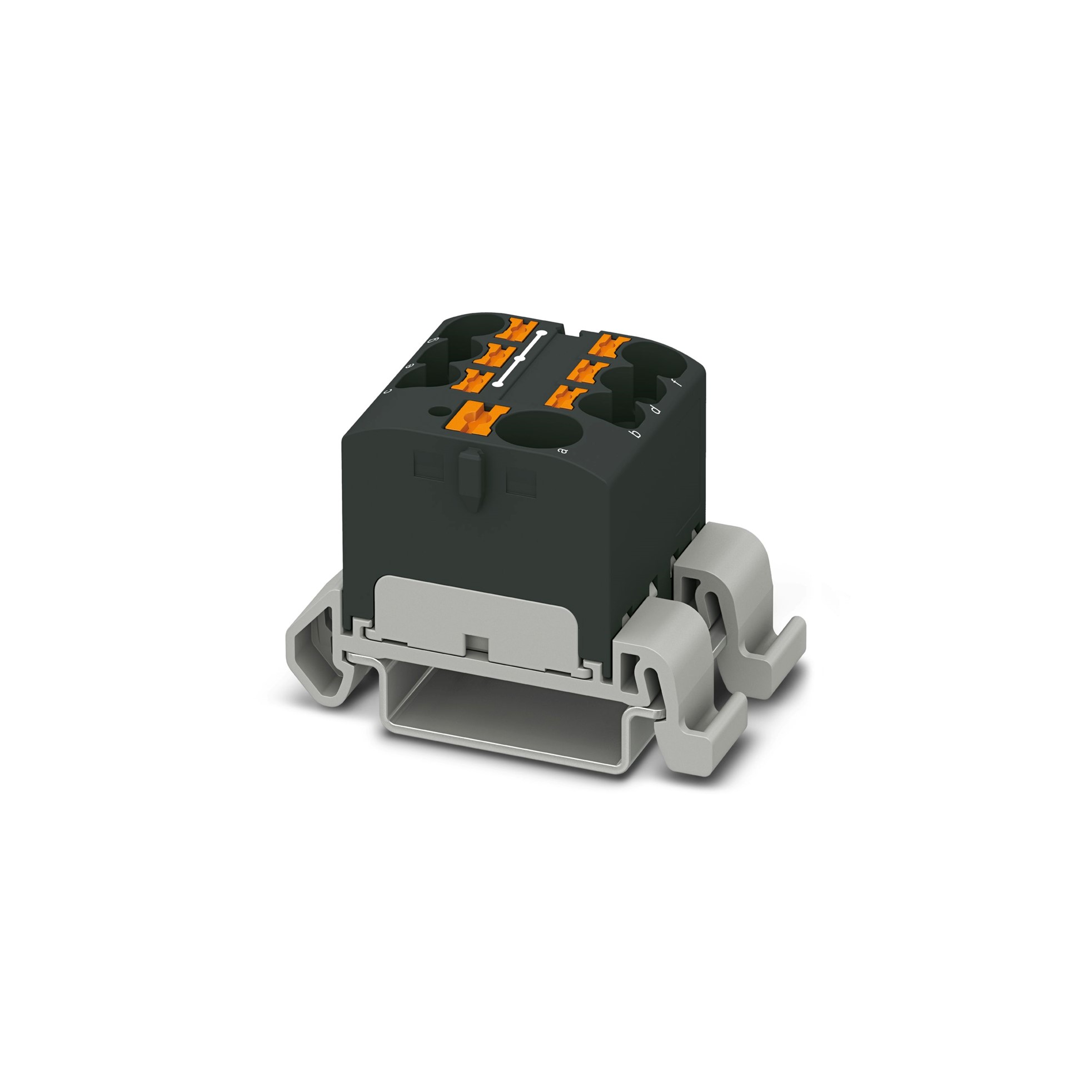 Bloque Distrib Ptfix 10 6x4 NS35A 0.2mm² - 6mm² Negro 3273738 — Phoenix Contact — Phoenix Contact