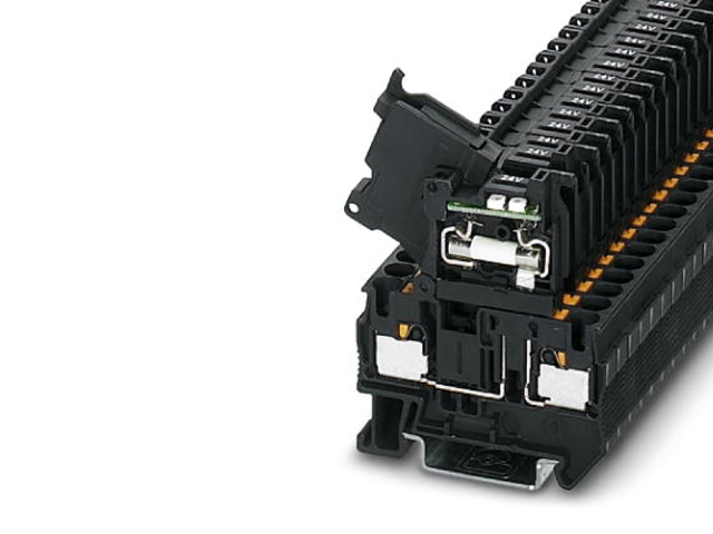 Borne de Carril para Fusible - Pt 4-HESILED 60 (5x20) 3207908 — Phoenix Contact — Phoenix Contact