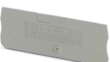 Tapa Final para Borne Pt 1,5/S-TWIN-MT 3CONEX Gris 3210313 — Phoenix Contact — Phoenix Contact