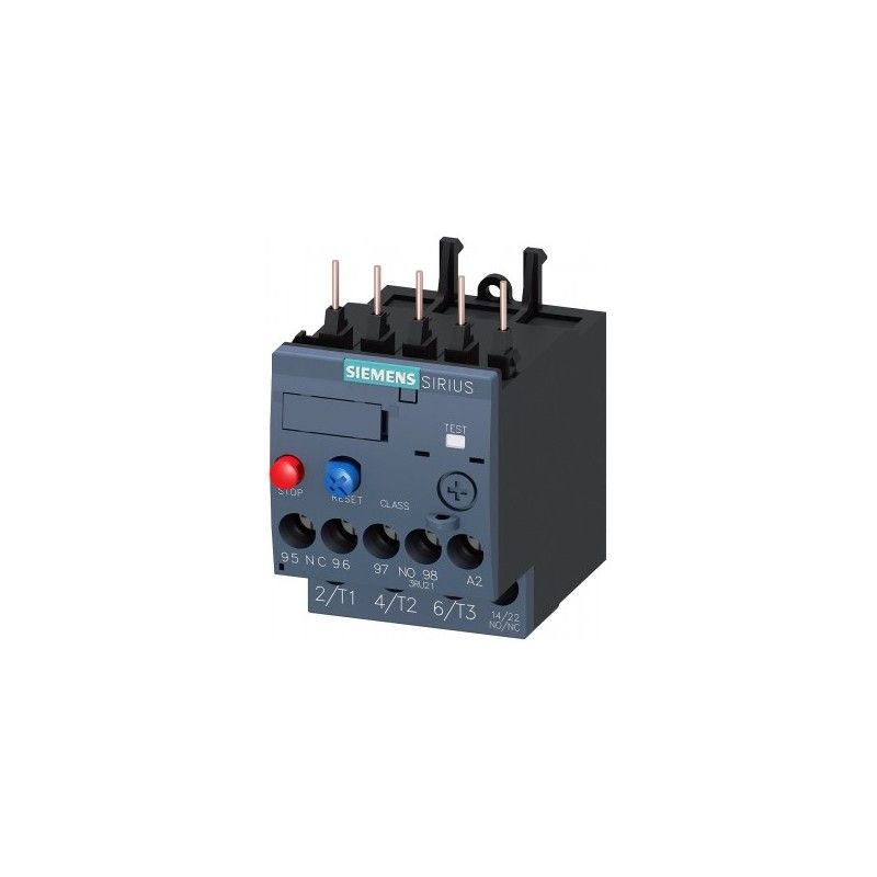 Relé TERMICO S00 5,50-8,00A 1NA+1NC 3RU2116-1HB0 Siemens — Siemens