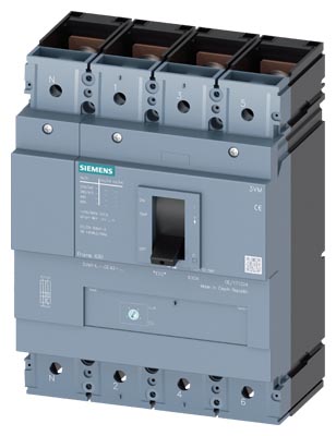 Interruptores Moldeado 4x630A Reg (440-630A) 36kA 415V 3VM1463-4GE42-0AA0 — Siemens — Siemens