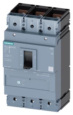 Interruptor caja moldeada 3x400A 415V 36kA — Regulable 3VM1340-4EE32-0AA0 Siemens — Siemens