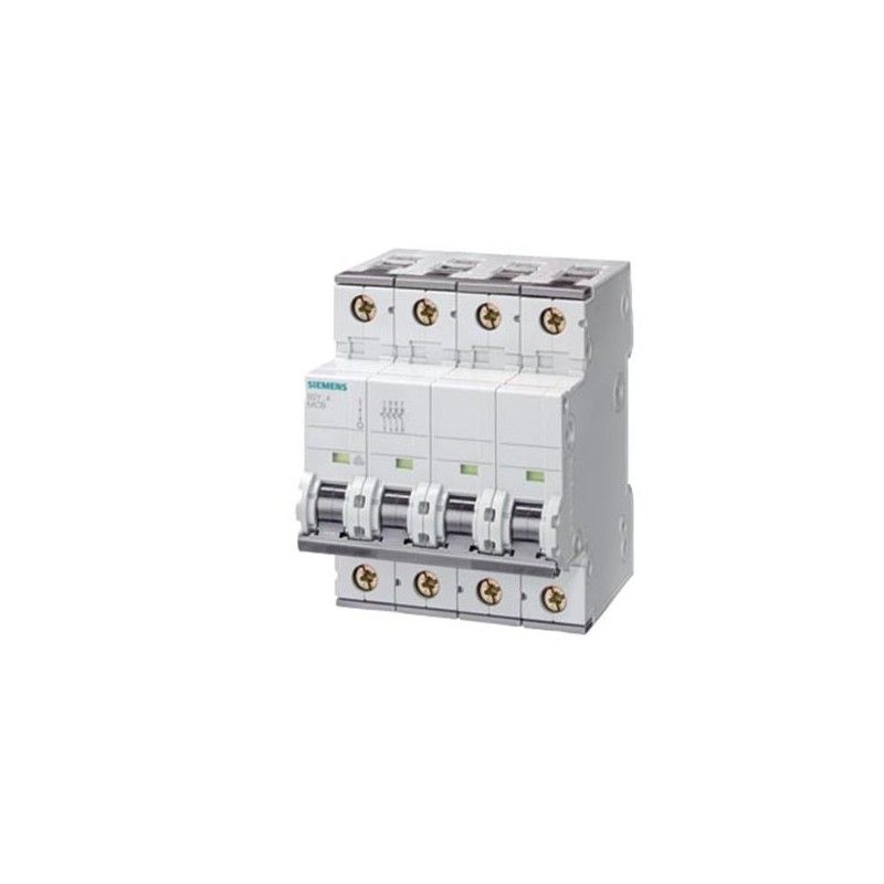 Interruptor automático 4x32A 400V 25kA curva C 5SY8432-7 Siemens — Siemens