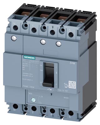 Interruptor caja moldeada 4x40A 415V 25kA — Regulable 3VM1140-3GE42-0AA0 Siemens — Siemens