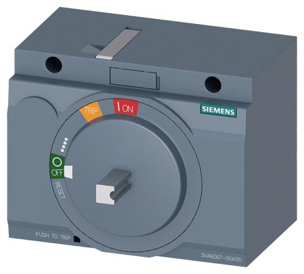 Mando Giratorio con Longitud del Munon del Eje para Retrofit 8UC Accesorio para: 3VA2 100/160/250 3VA9267-0GK00 — Siemens — Siemens