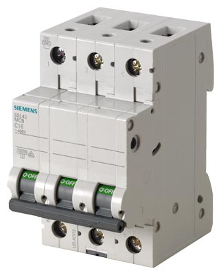 Interruptor automático 3A 400V 10kA 5SL4303-7 Siemens — Siemens